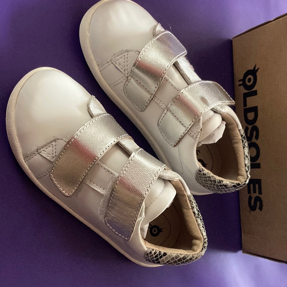 Oldsoles white girls sneakers
